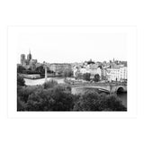 Paris View in Black and White (Print Only) thumbnail