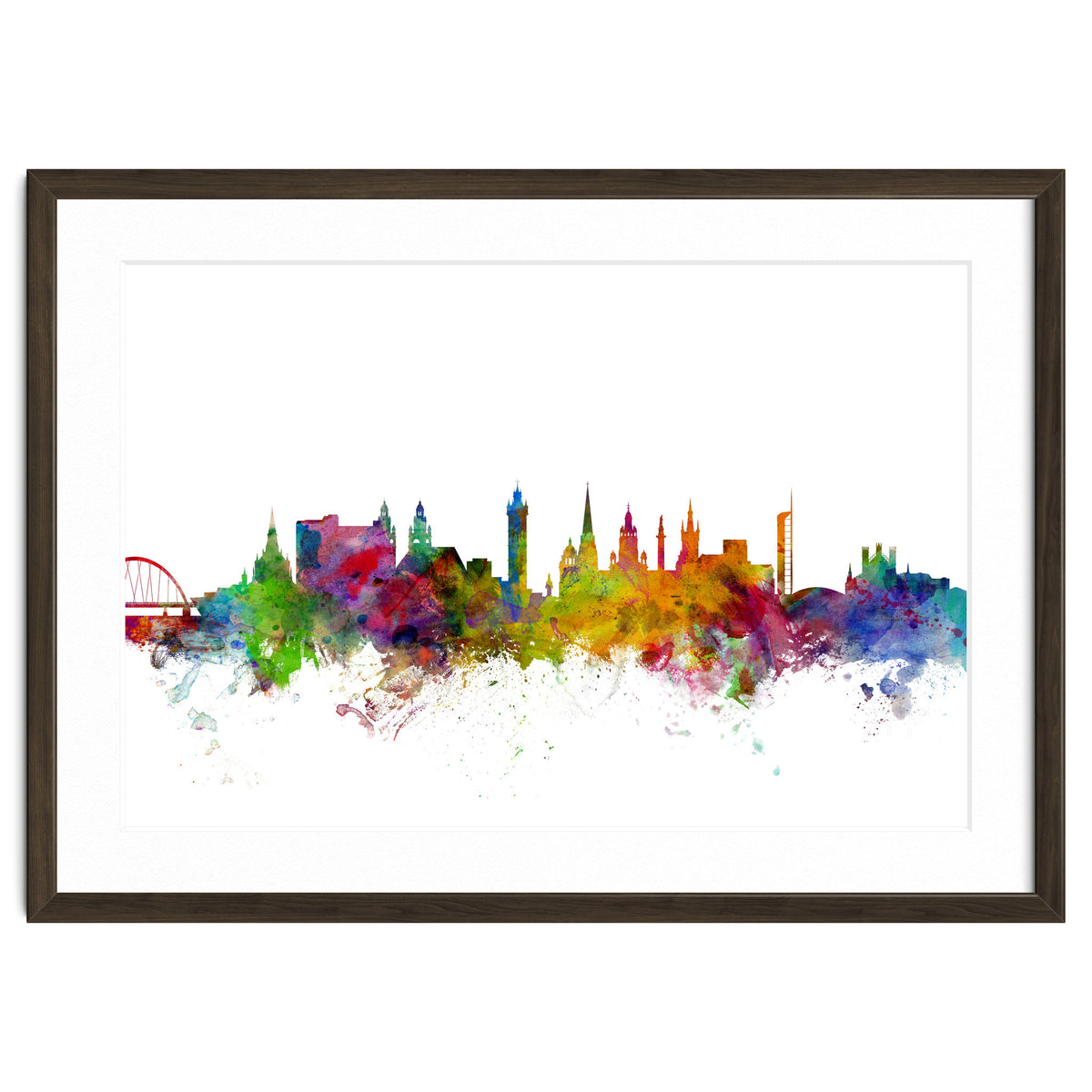 Glasgow Scotland Skyline