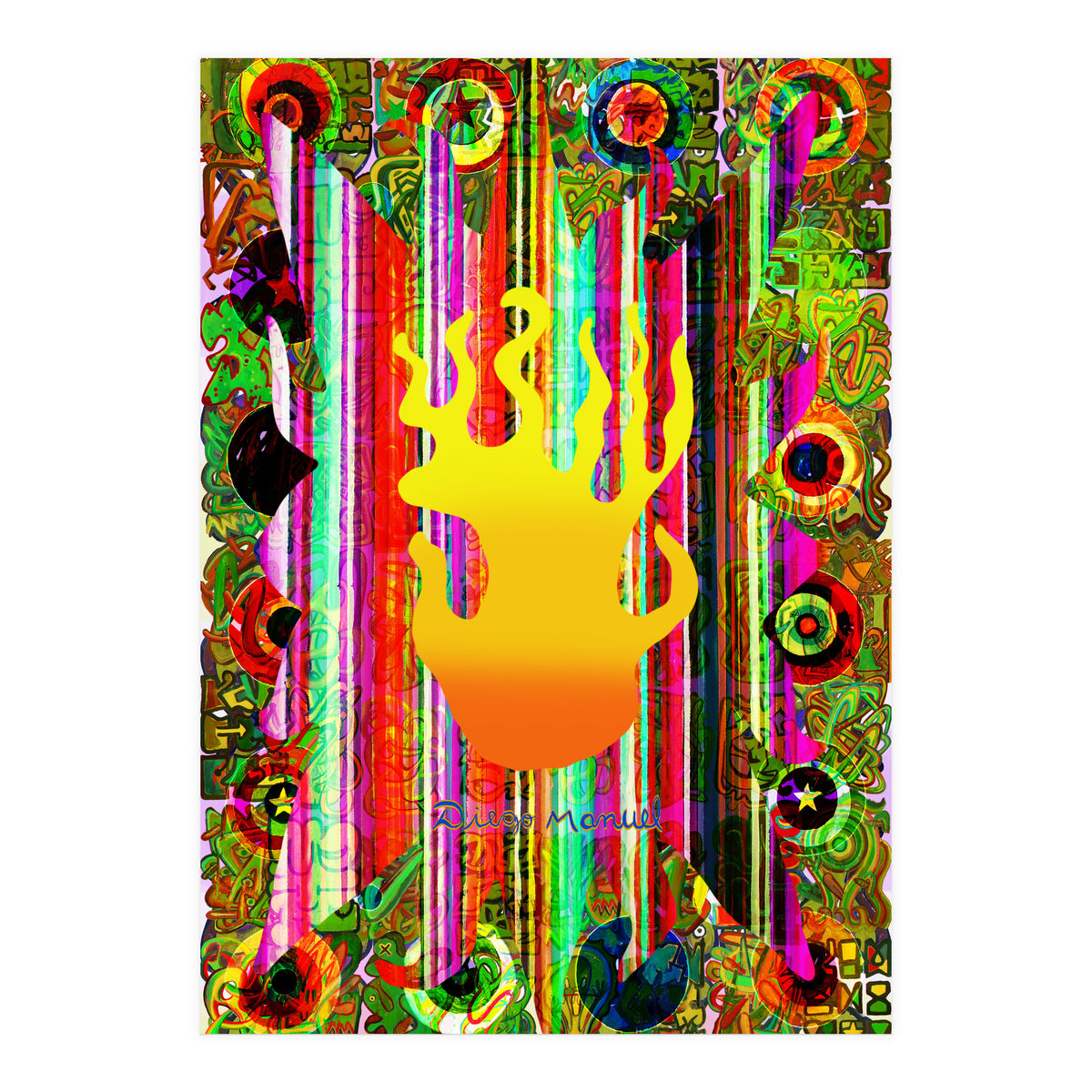 Fuego Y Graffiti 16 (Print Only)