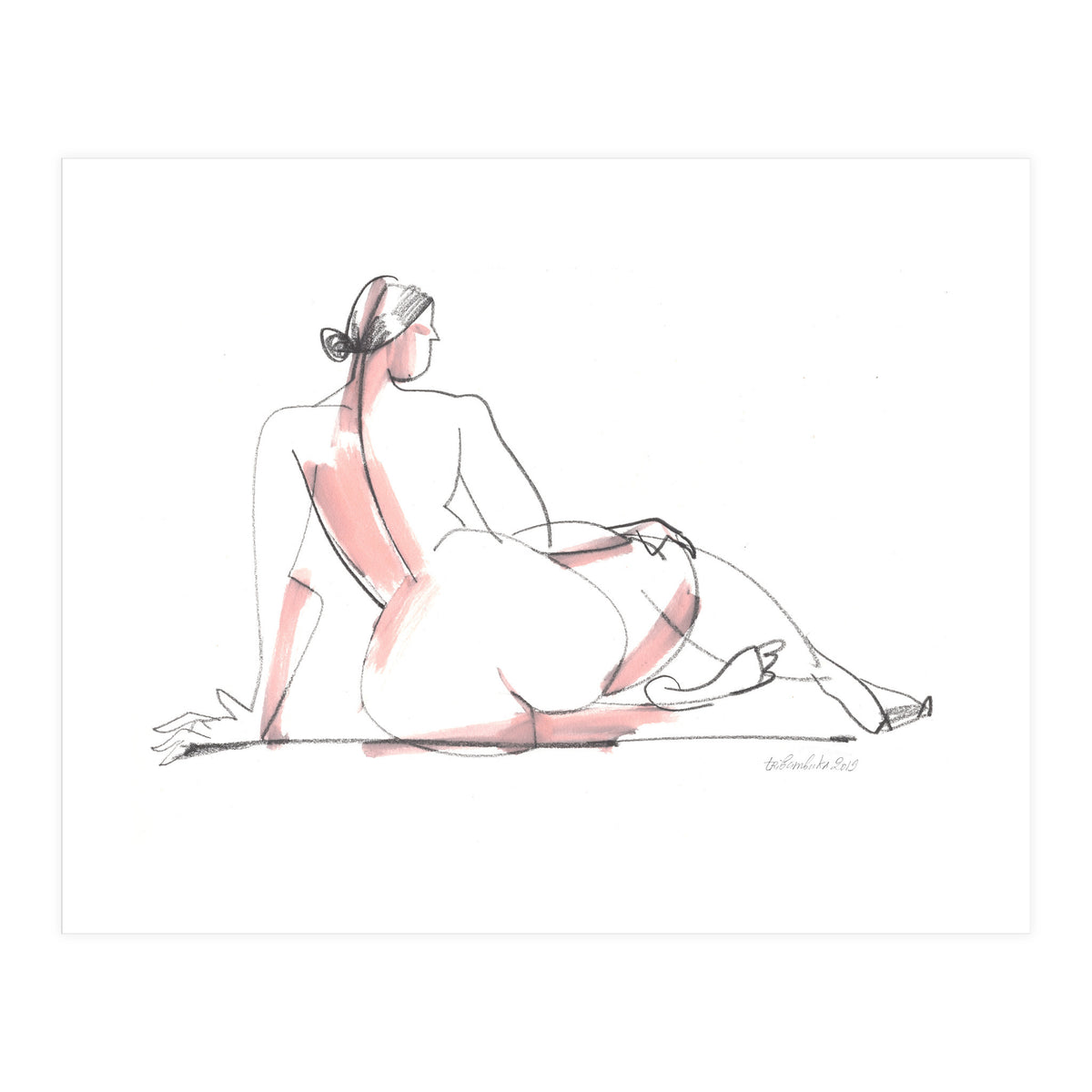 Resting Nude (Print Only)