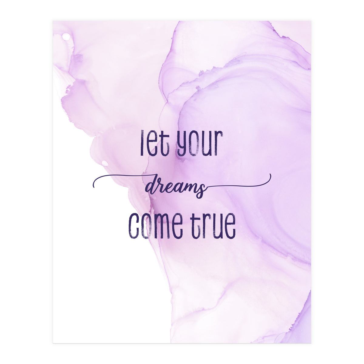 Let your dreams come true | floating colors (Print Only)