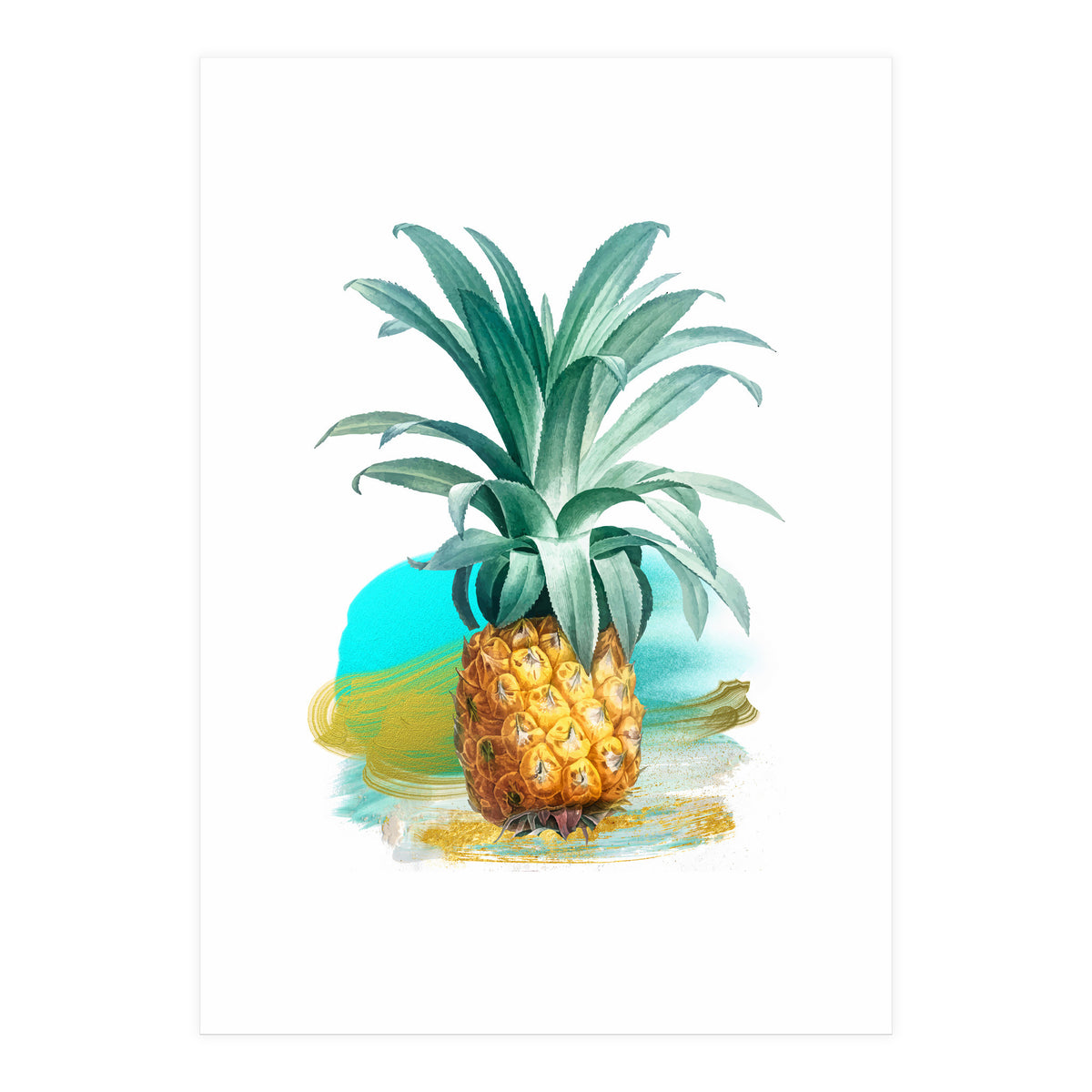 Modern Pineapple (Print Only)