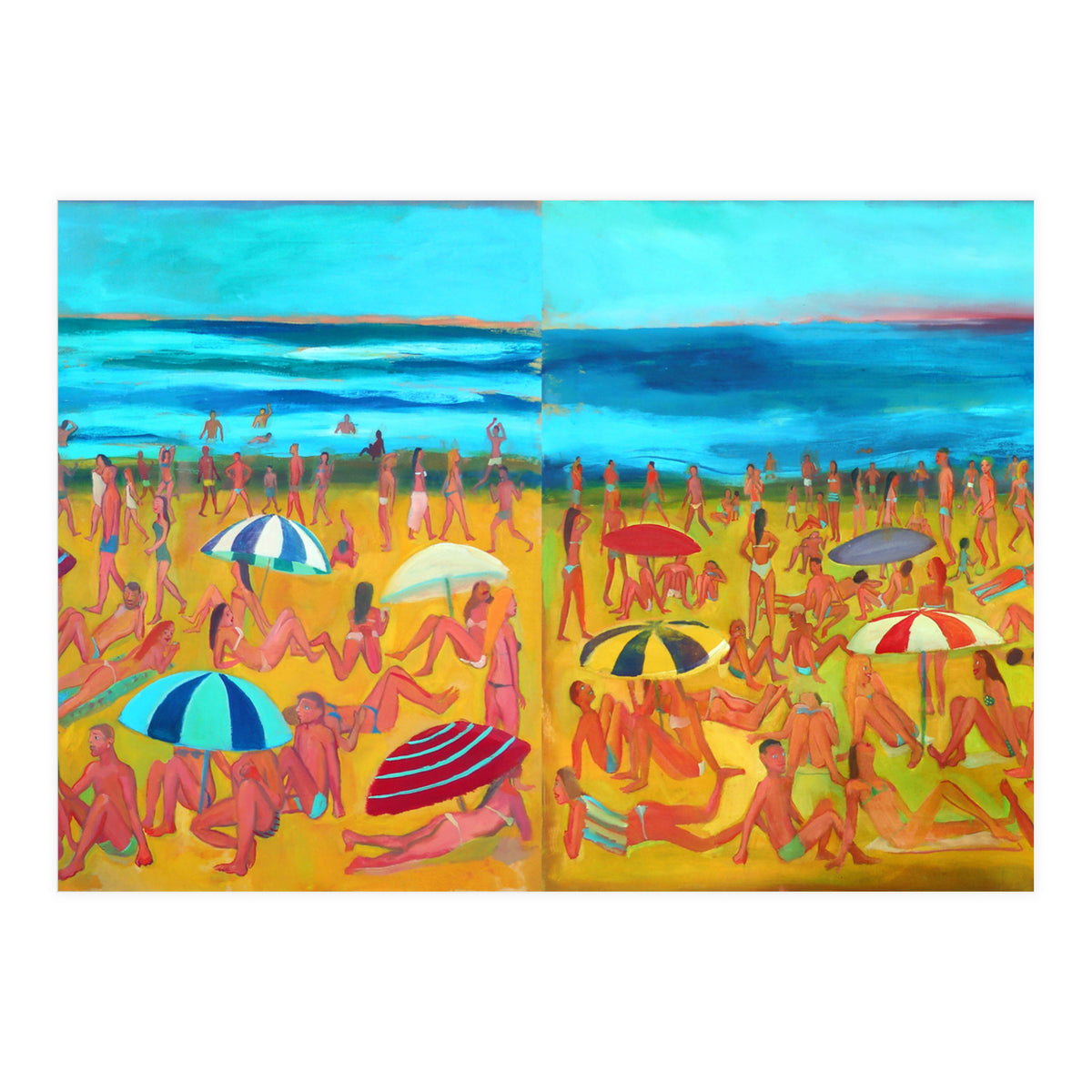 Mar Del Plata Diptico (Print Only)