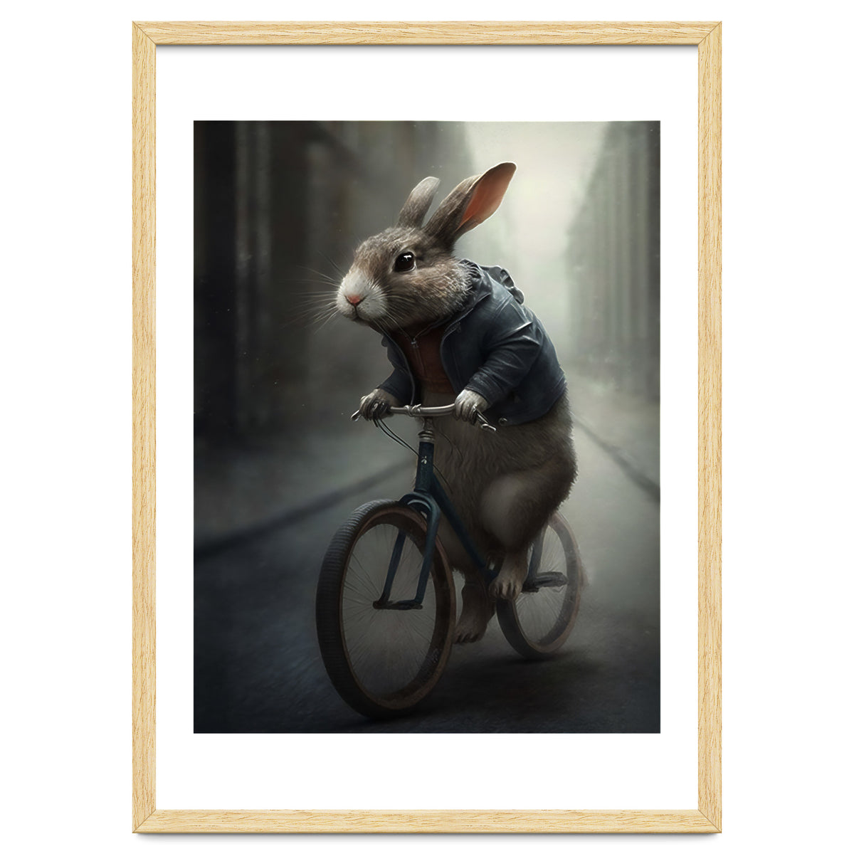 Rabbit Riding a Bicycle