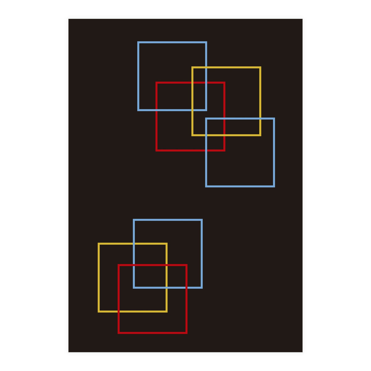 Geometric Minimalist Abstract Modern 4 (Print Only)