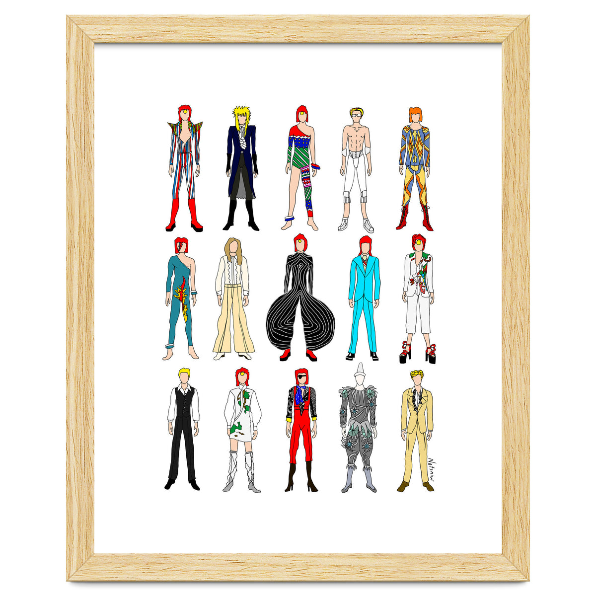 Outfits of Bowie Fashion