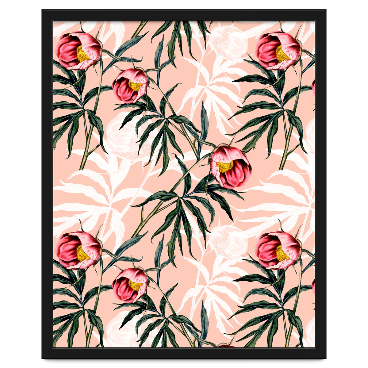 Flowery blooming pink