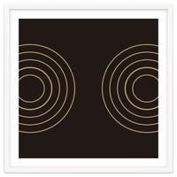 Golden circles | abstract minimal