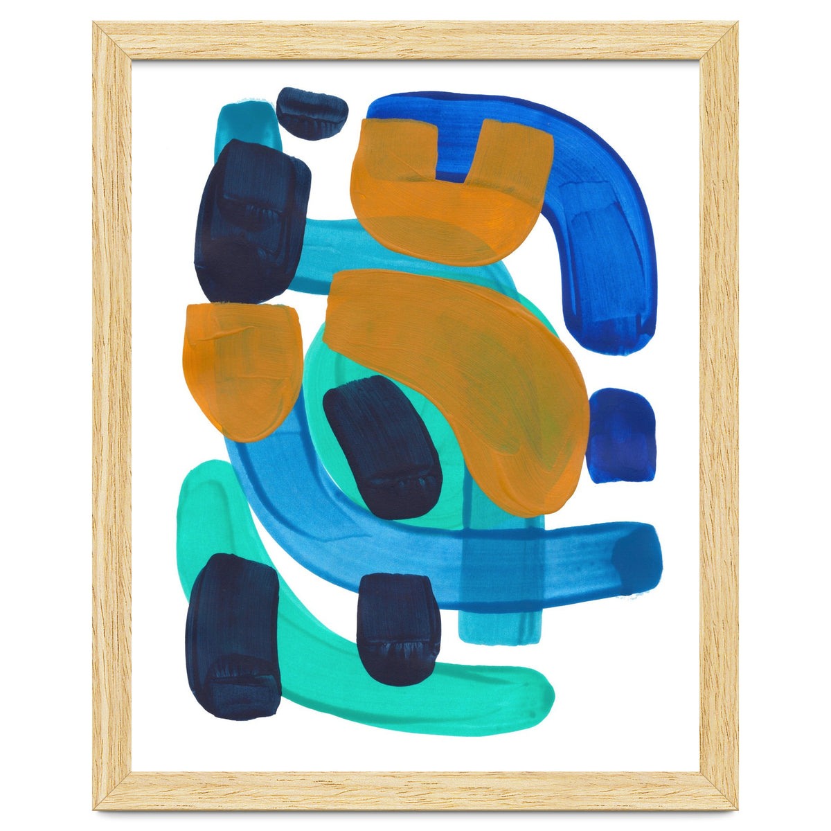 Marine Shapes Yellow Accent