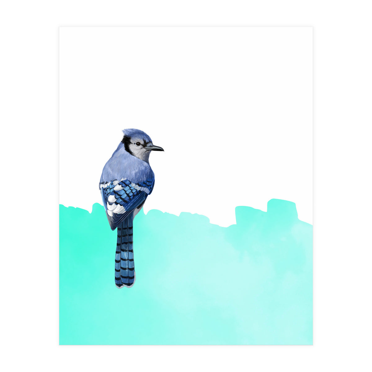 Bird Blue (Print Only)