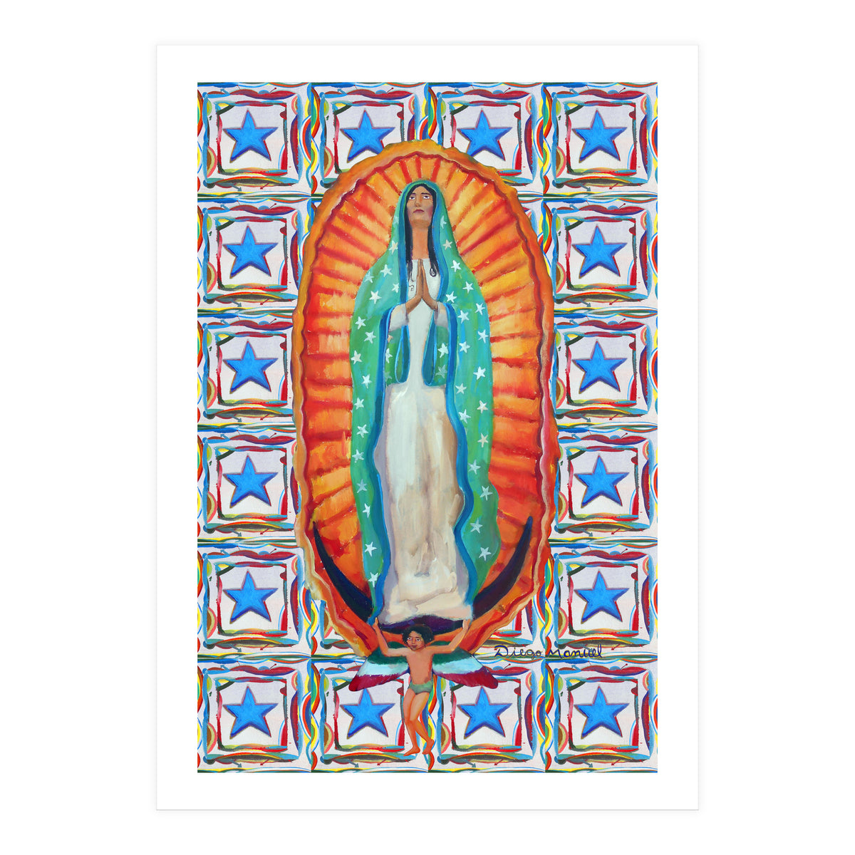 Virgen De Guadalupe 9 (Print Only)