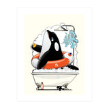 Orca in the Bathtub (Print Only) thumbnail