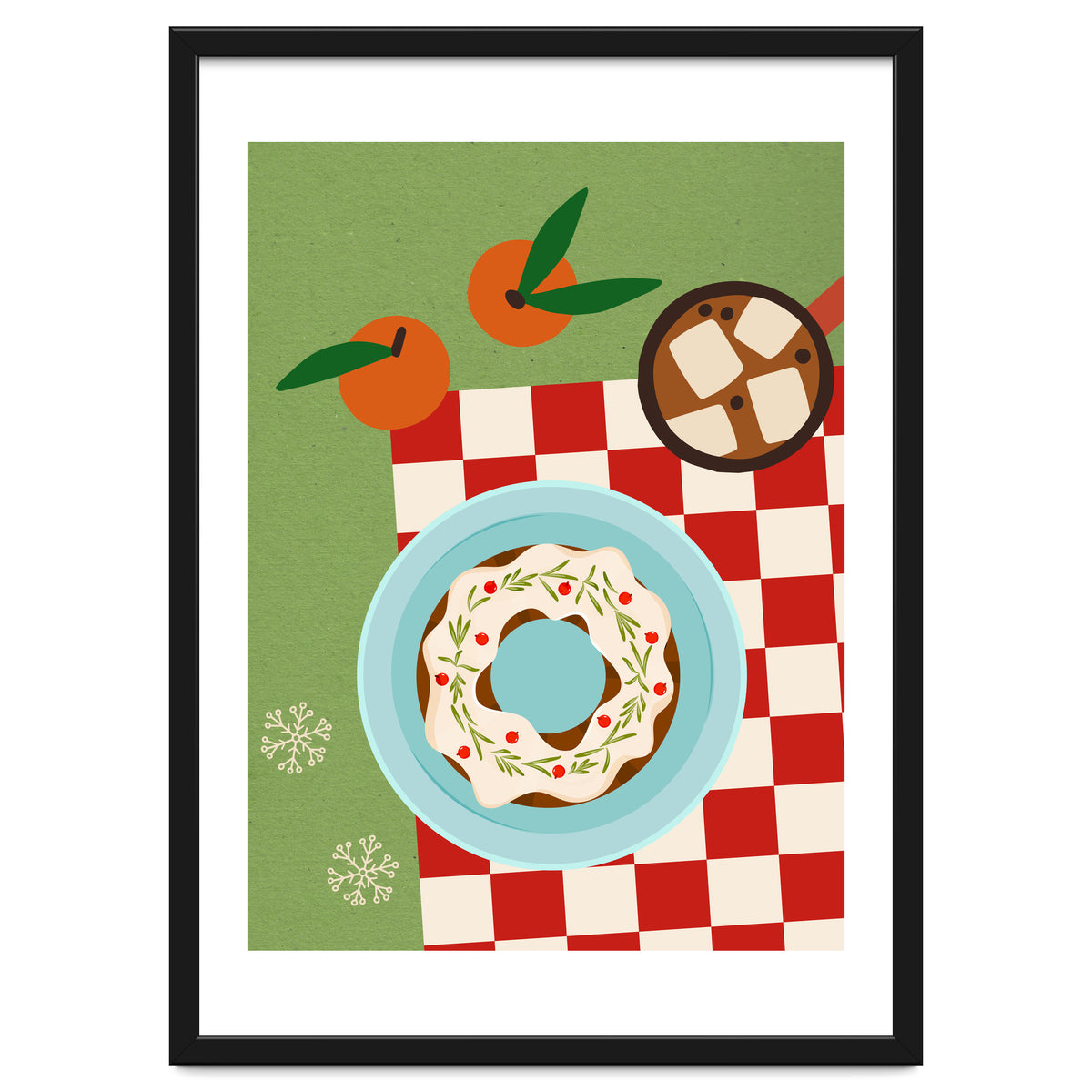 Christmas Wreath Cake