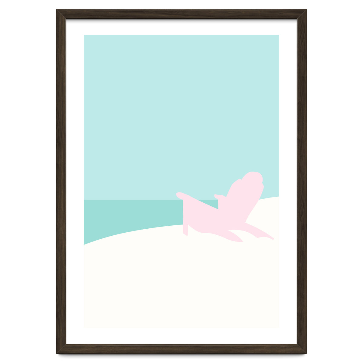 Minimal Beach Chair - Turquoise Coast