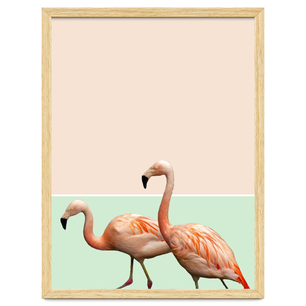Flamingo Pastel Art