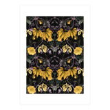 Nocturnal botanical garden kaleidoscope (Print Only) thumbnail