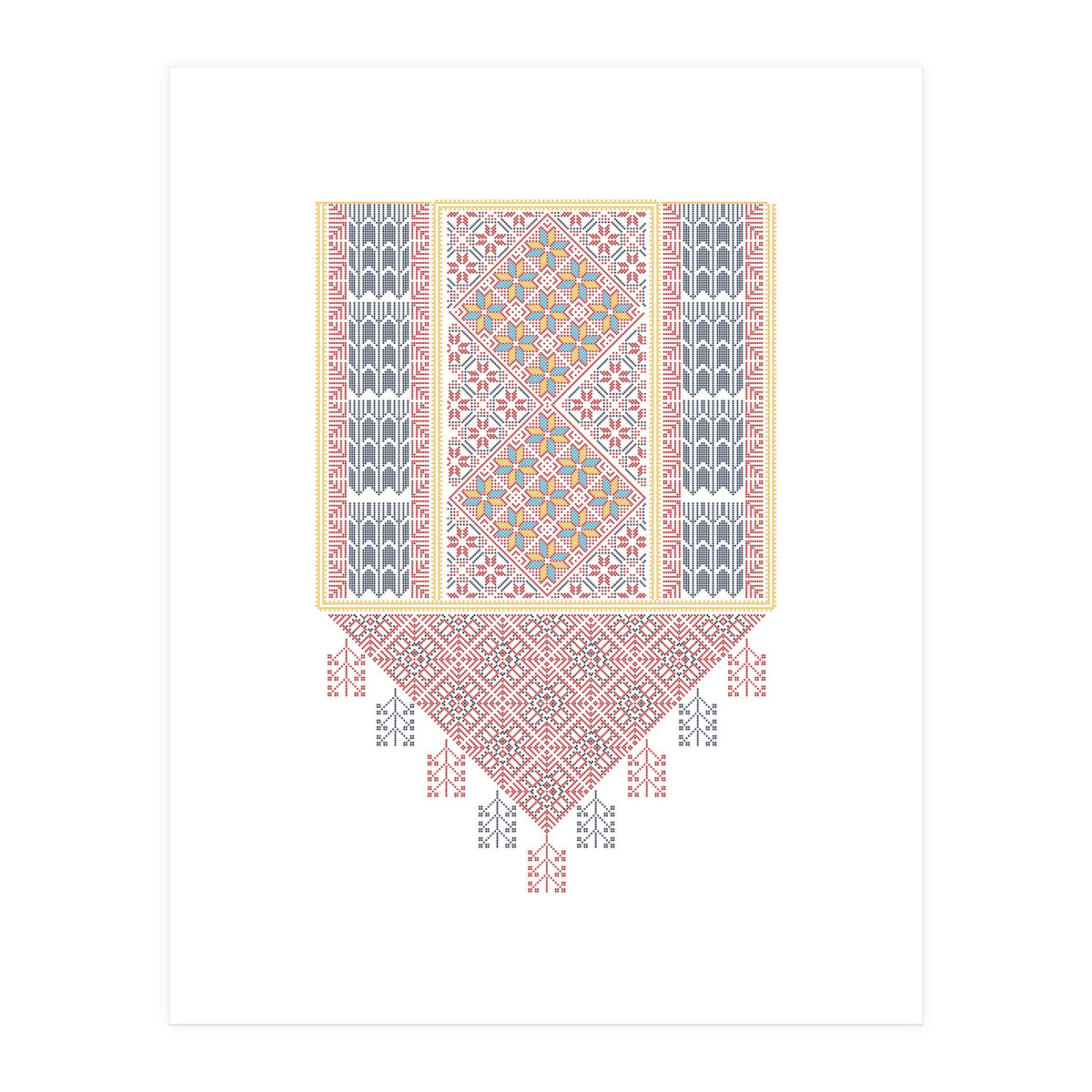 Tatreez Ornament 26 (Print Only)