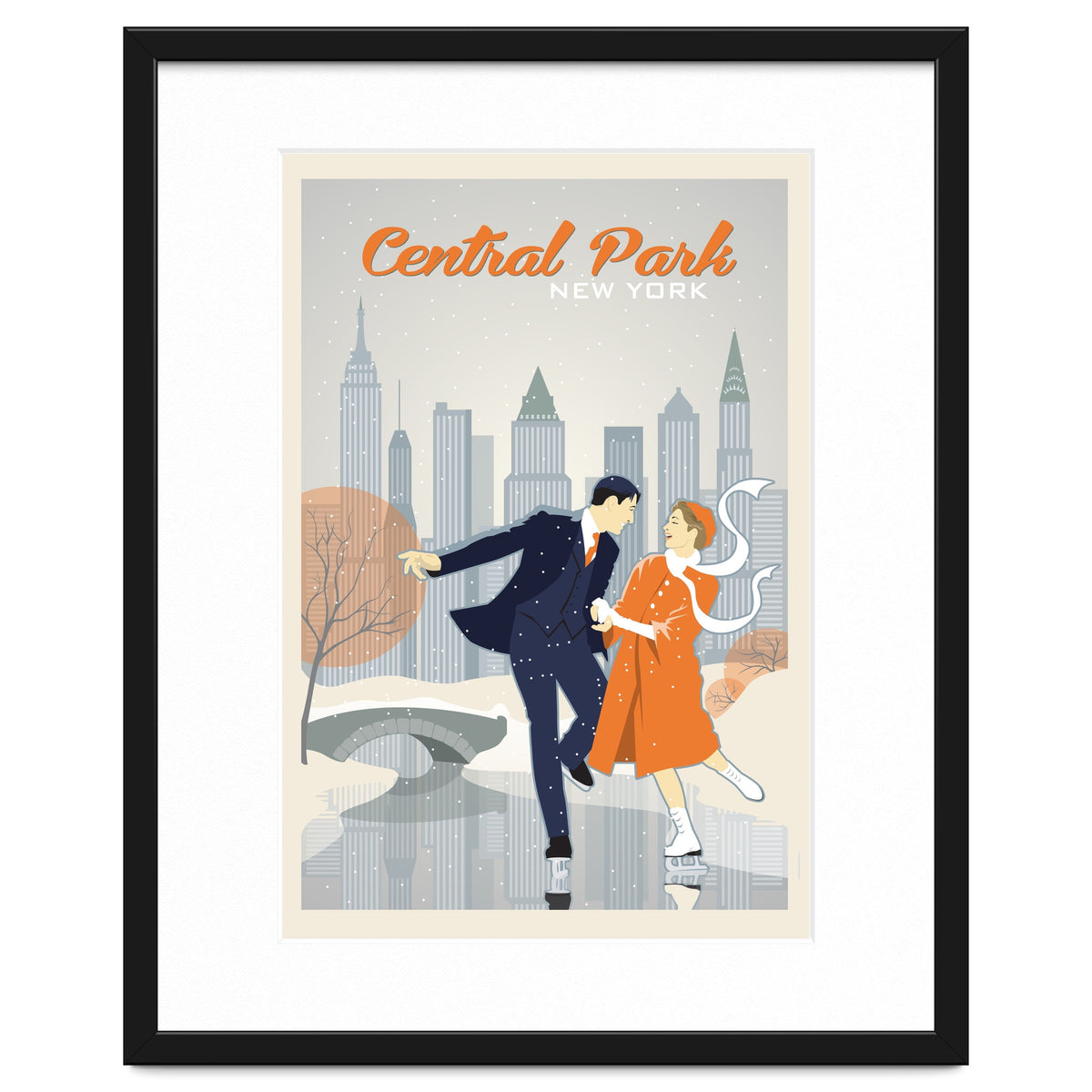 Skating in Central Park