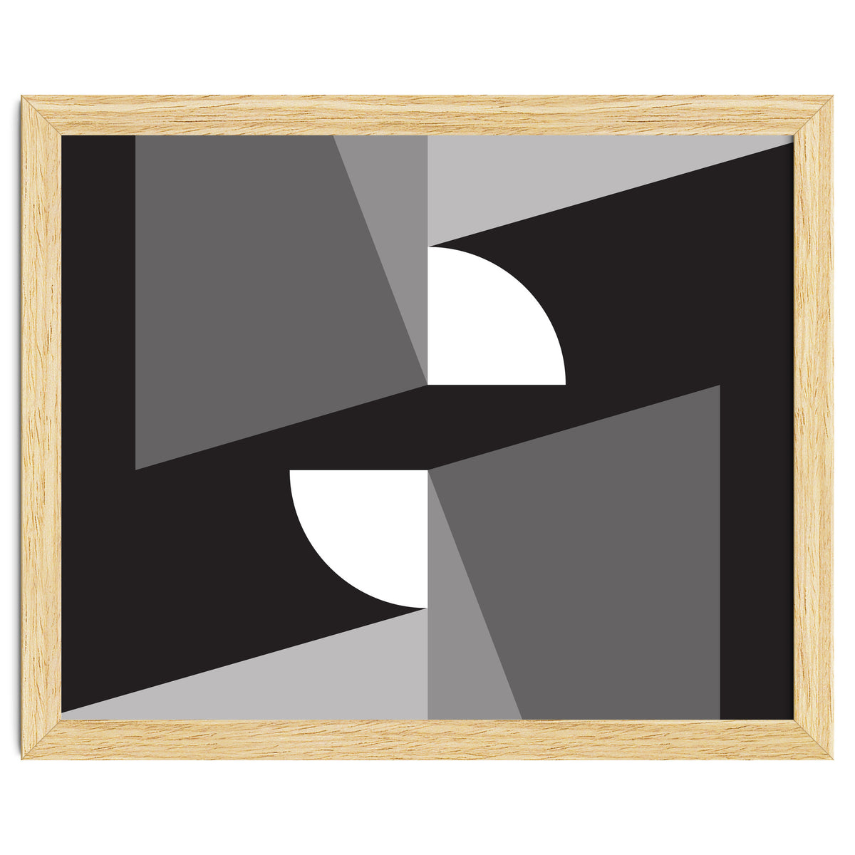 Geometric Shapes No. 11 - monochrome