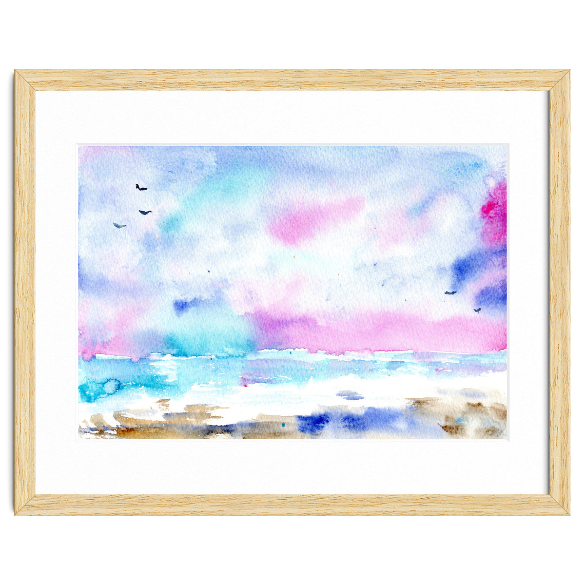 Tenderness of the sea || watercolor