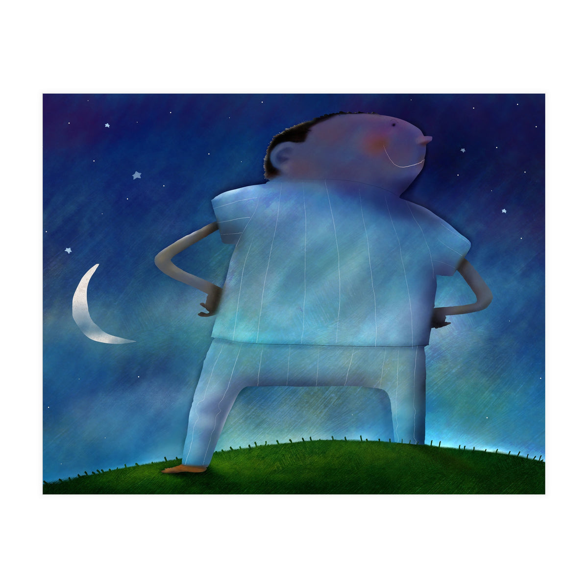 On Top Of His World (Print Only)