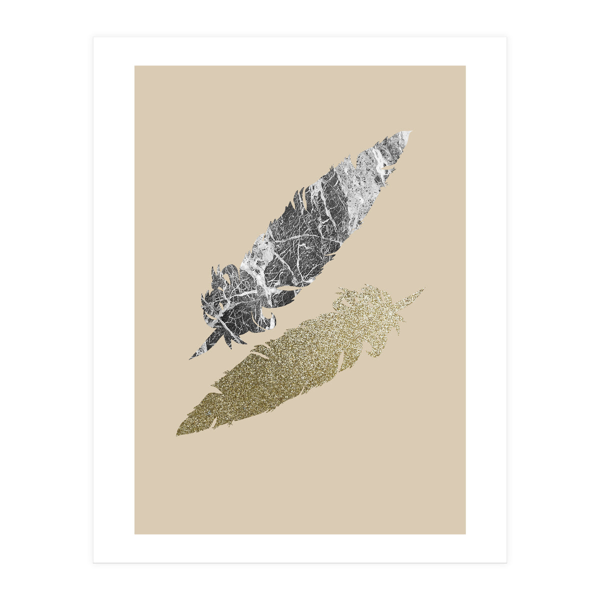 piuma oro (Print Only)