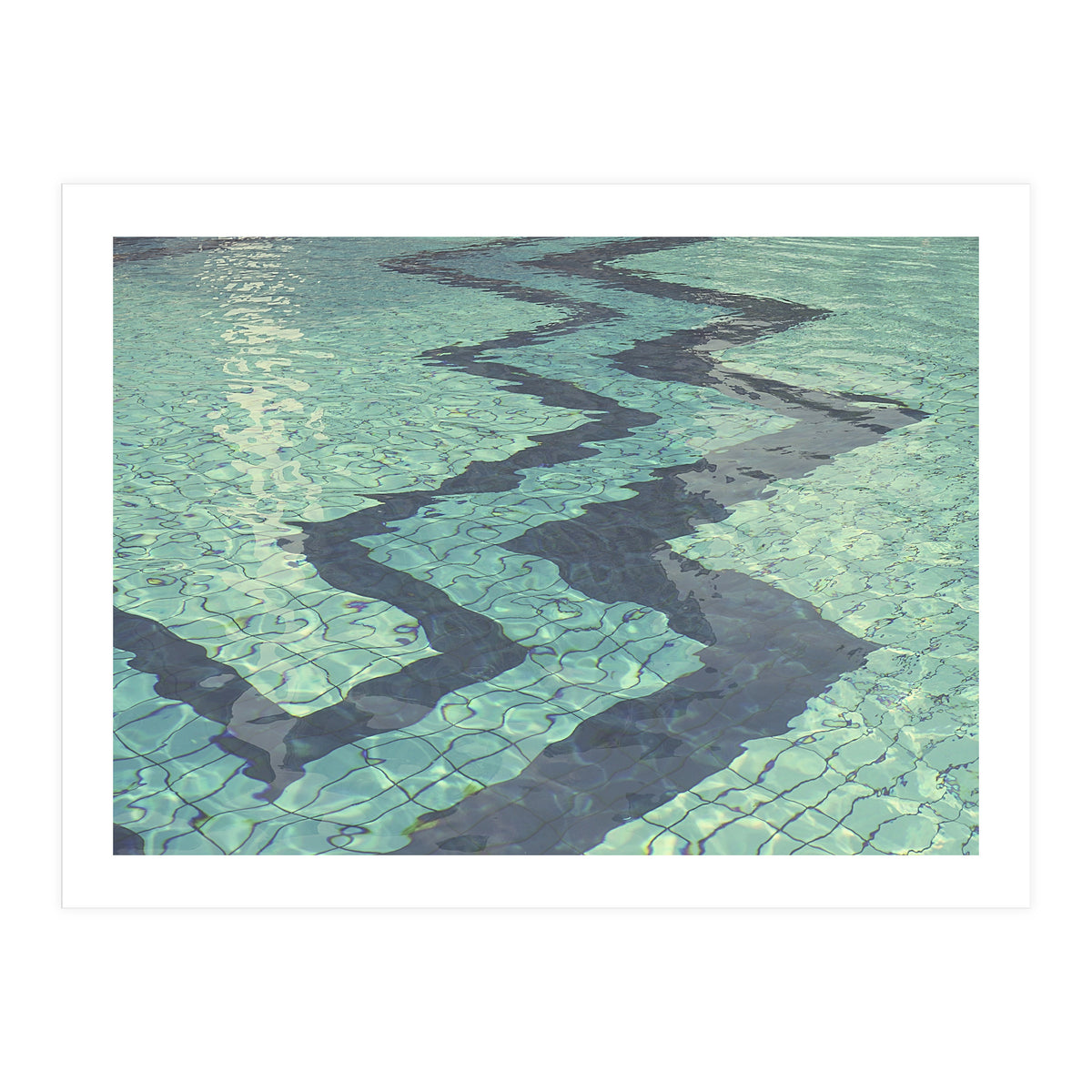 Underwater Zig Zags (Print Only)