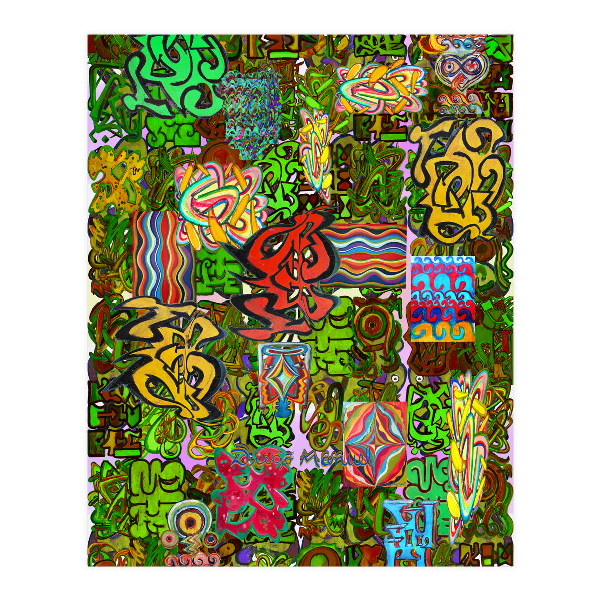 Graffiti Digital 2022 421 (Print Only)