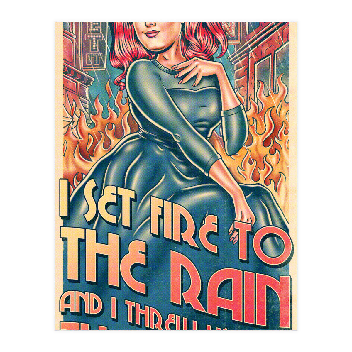 Set Fire To The Rain (Print Only)
