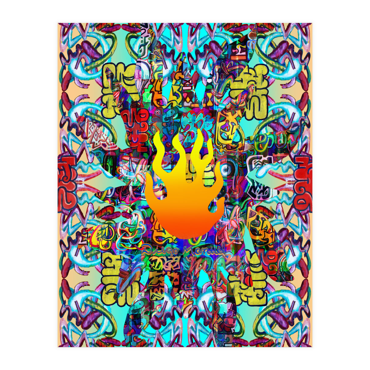 Fuego Y Graffiti 35 (Print Only)