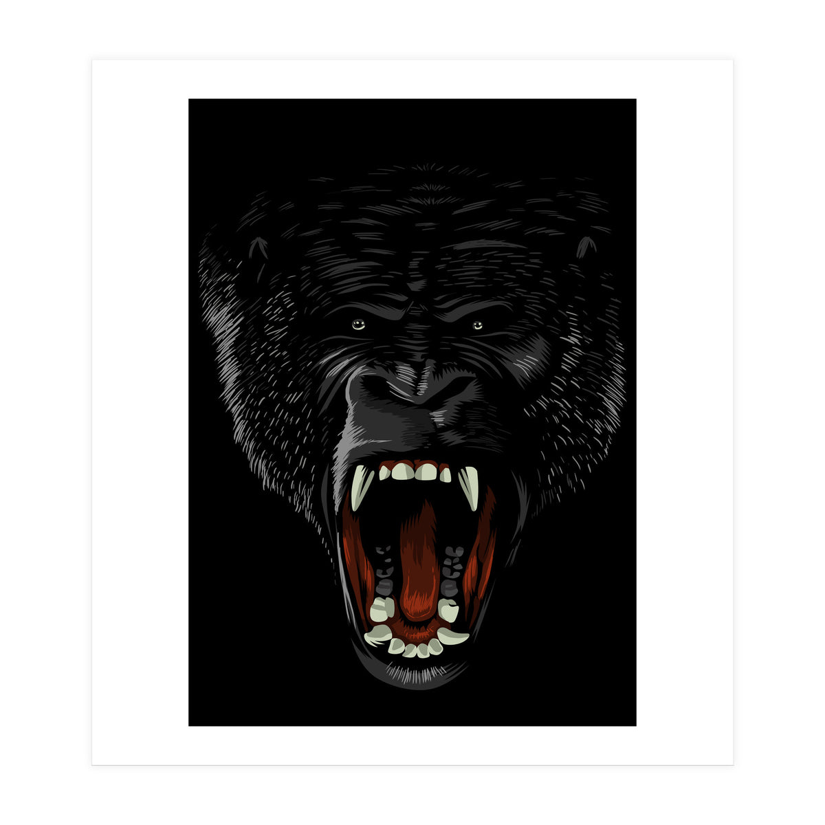 Gorilla attack  (Print Only)
