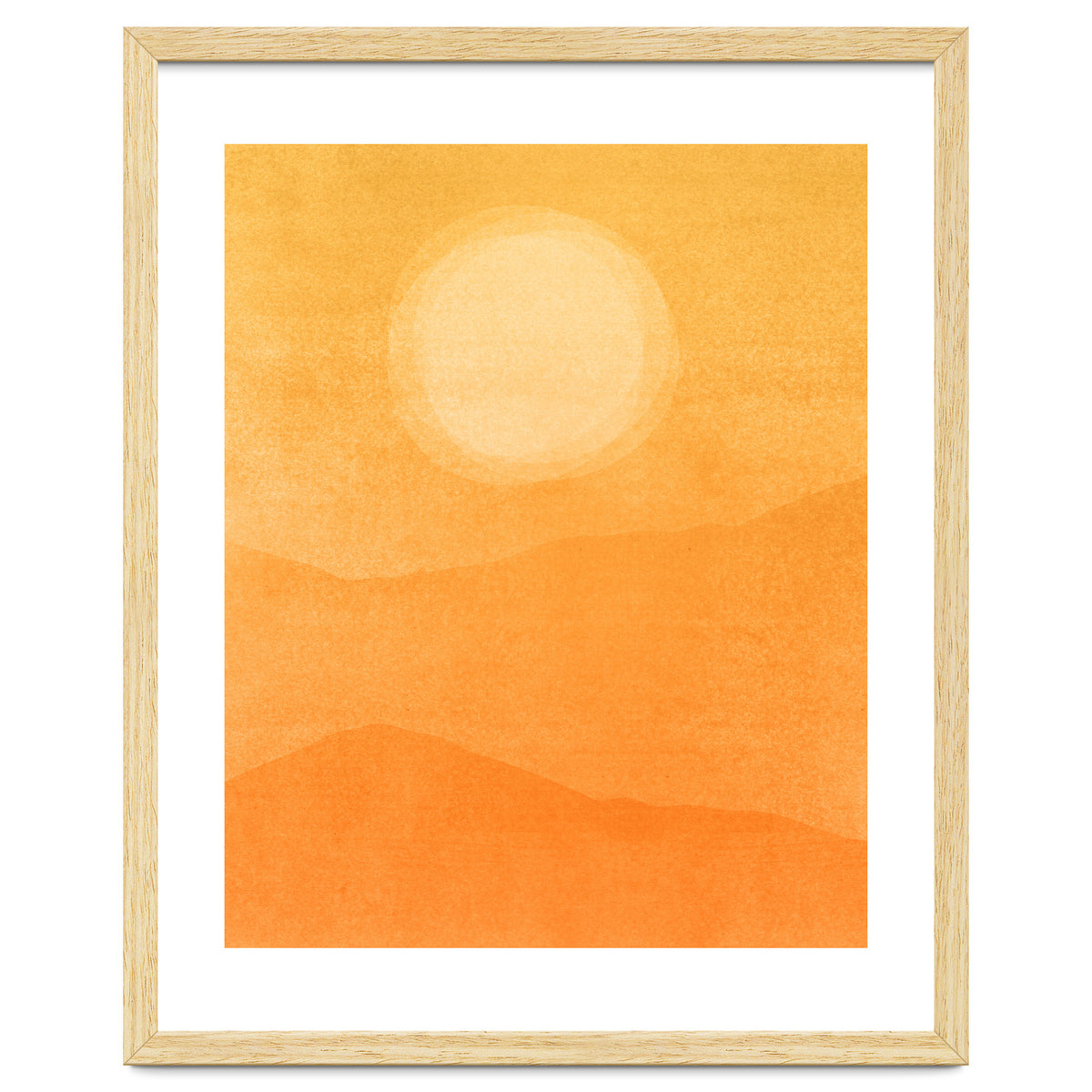 Golden Afternoon Abstract