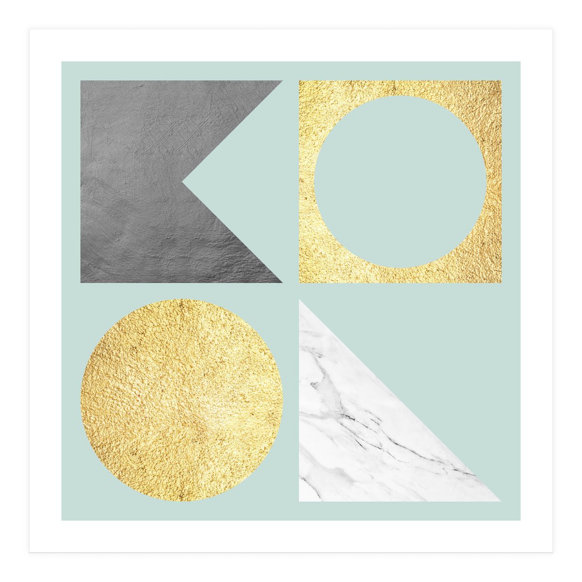 Marble and gold V (Print Only)