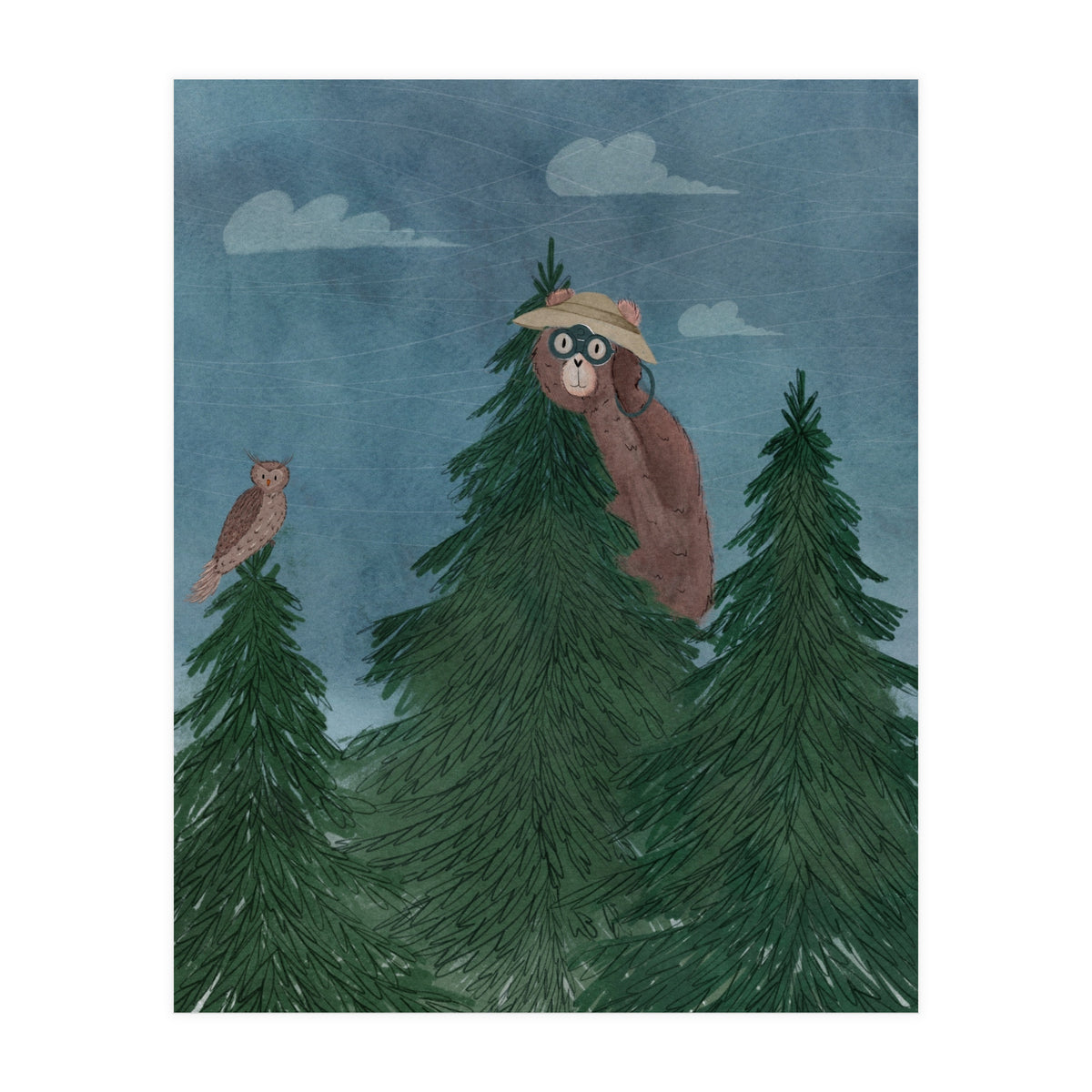Up in the trees (Print Only)