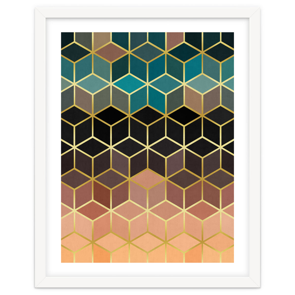 Colorful and golden pattern III