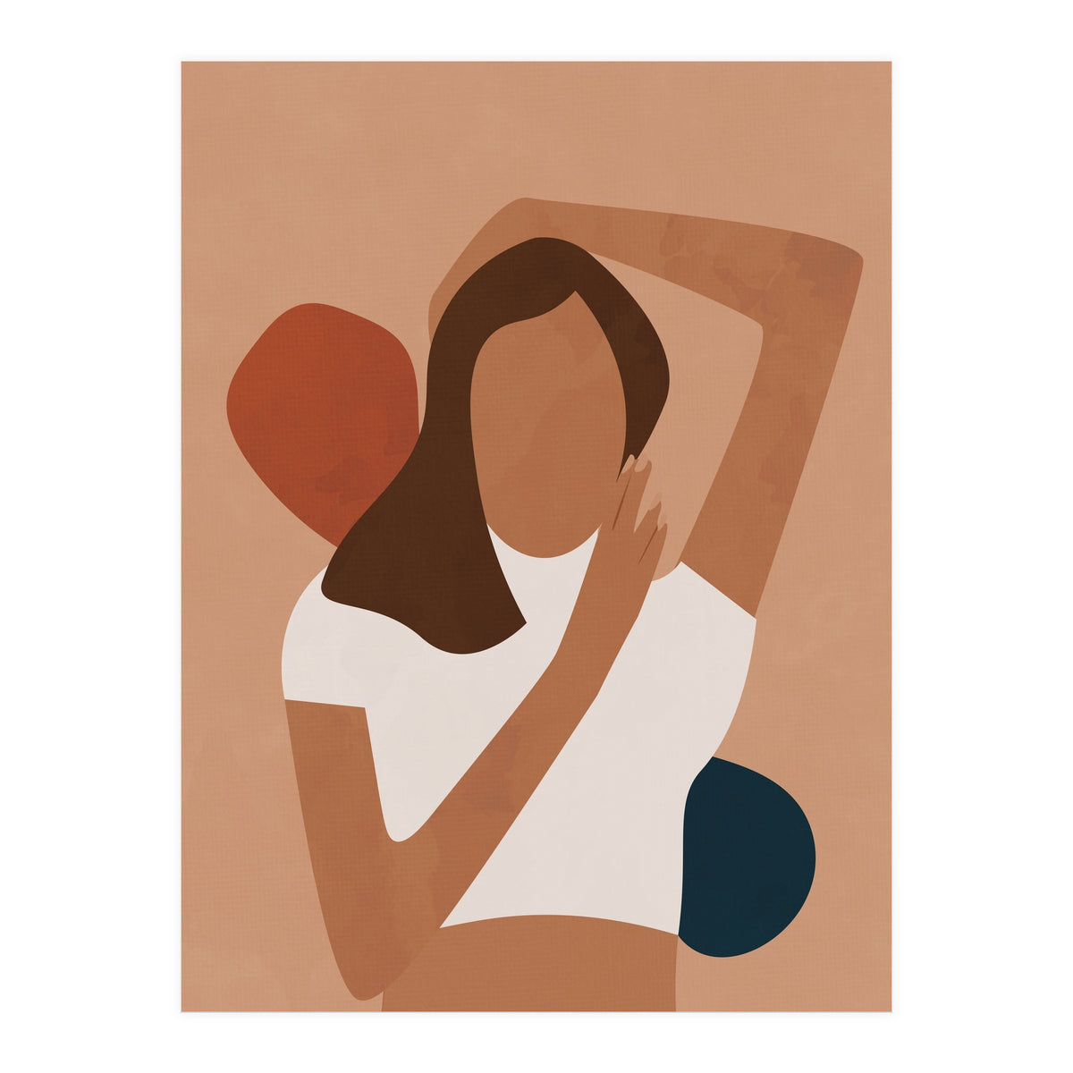 Boho Woman EarthyTones (Print Only)