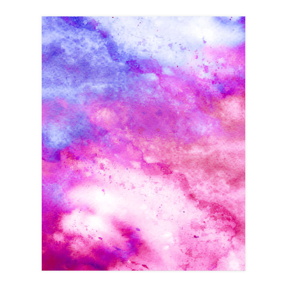 Mixed Feelings Watercolor Art (Print Only)