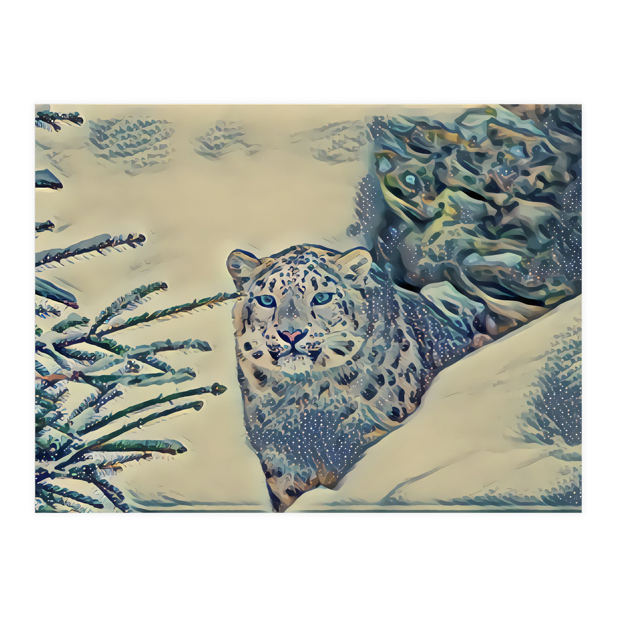 Snow Leopard (Print Only)