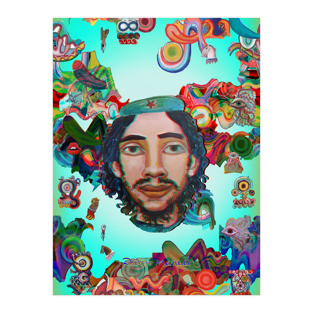 El Che Y Graffiti 4 (Print Only)