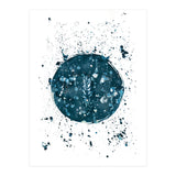 Indigo Blue Botanical Leaves No. 8 (Print Only) thumbnail