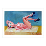 Reclining girl (Print Only) thumbnail