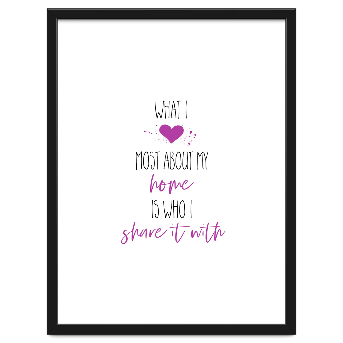 What I love most about my home