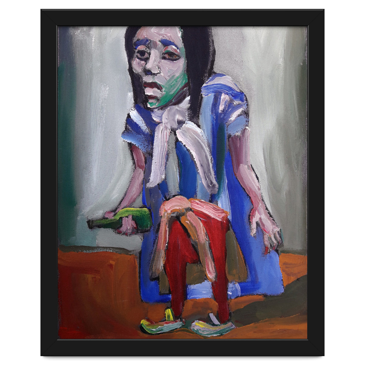 The fan, people from the neighborhood