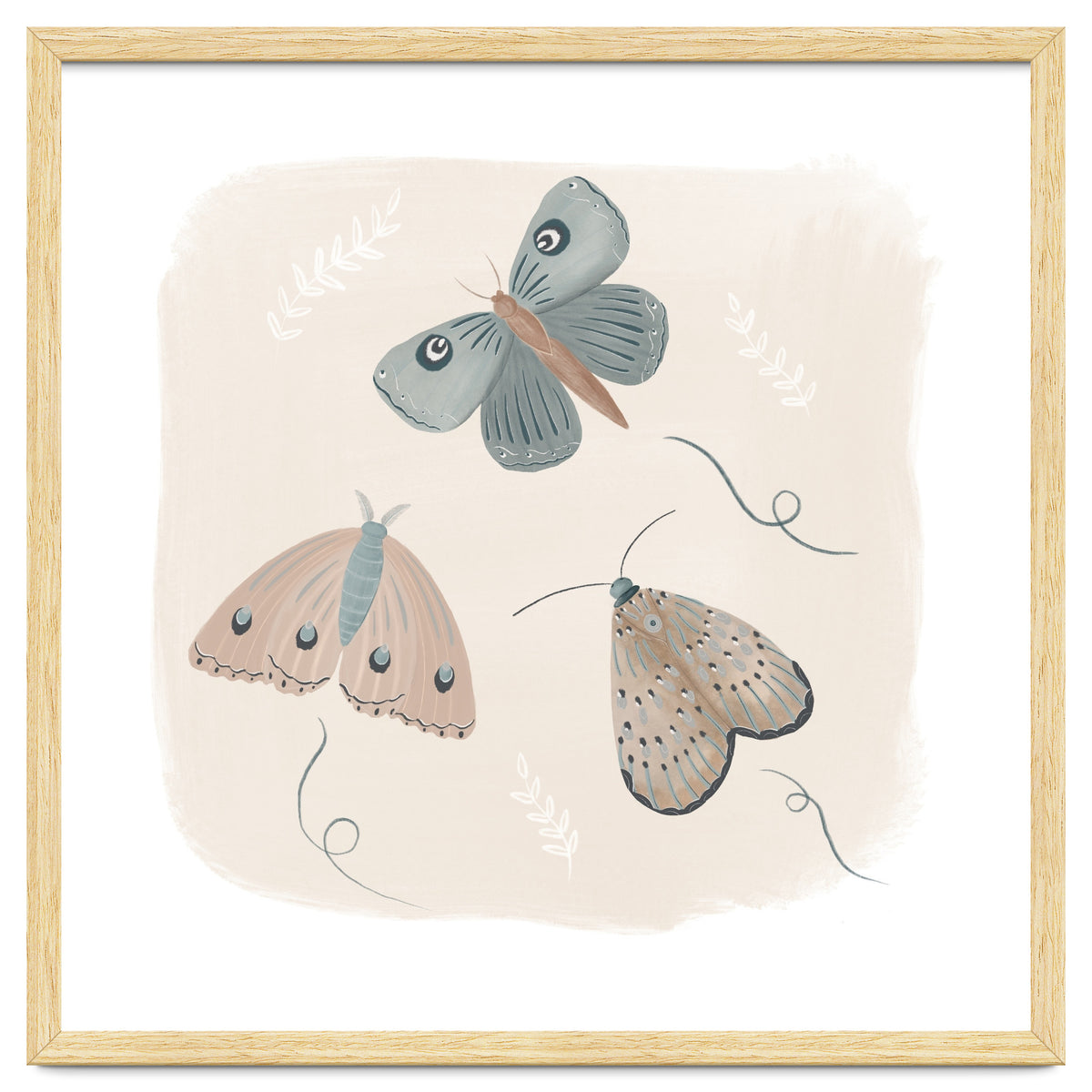 Moths in the moonlight