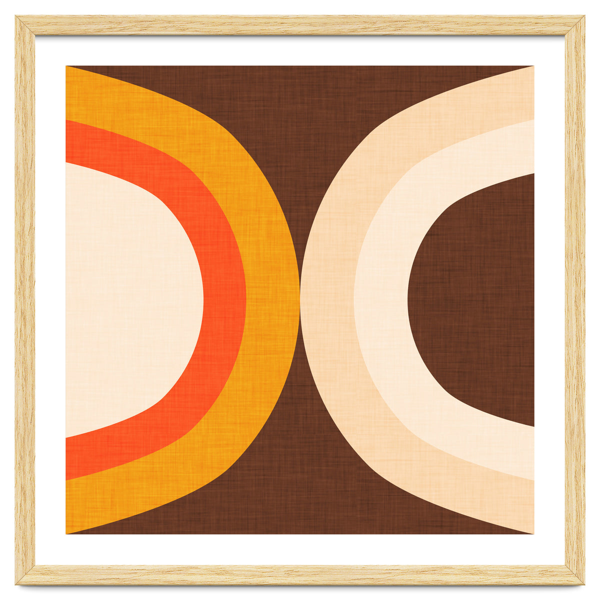 Classic Mid Mod Dot Brown