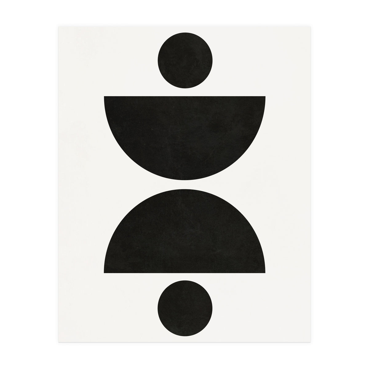 ABSTRACT AND GEOMETRIC SHAPES 02BW (Print Only)