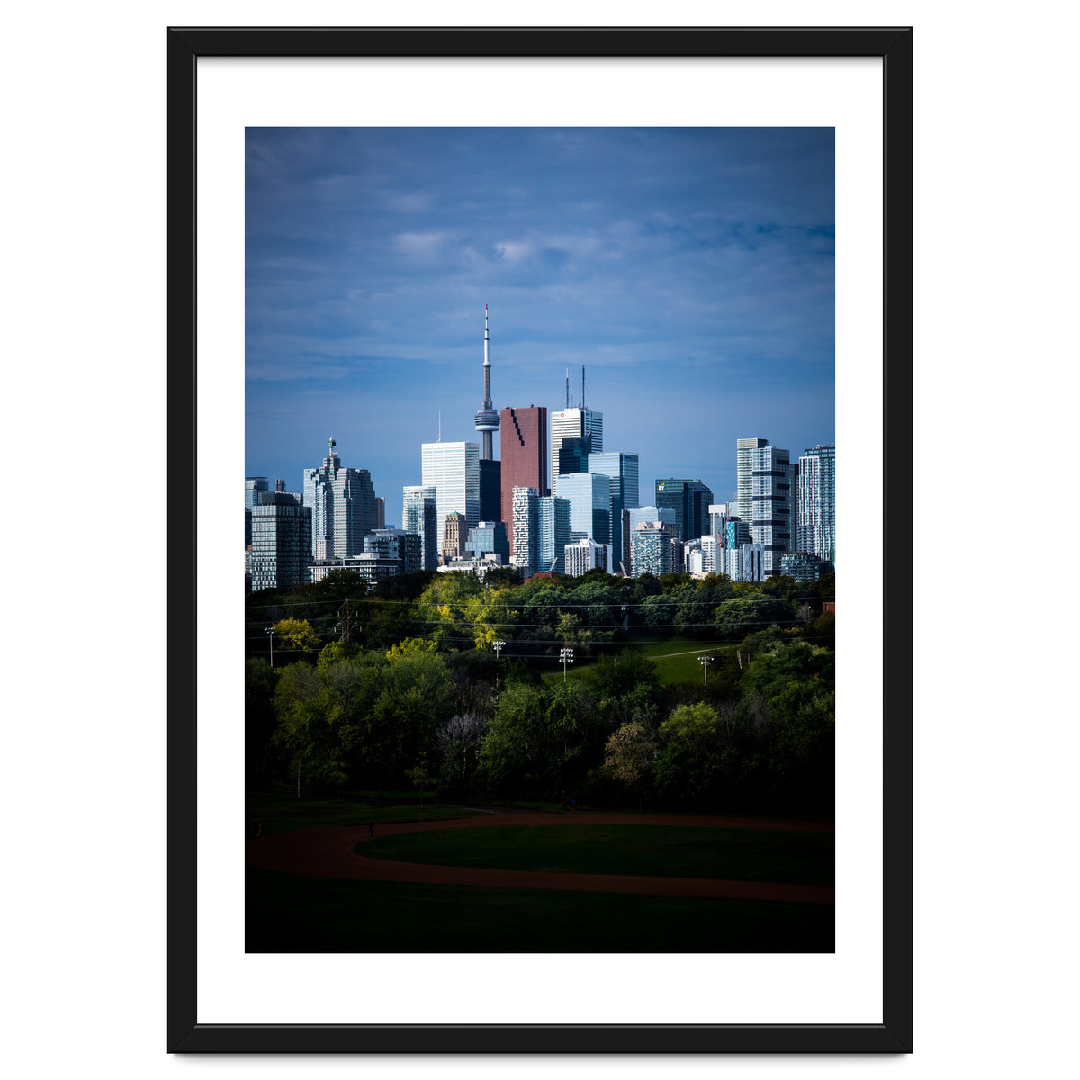 Toronto Skyline From Riverdale Park No 6 Color Version