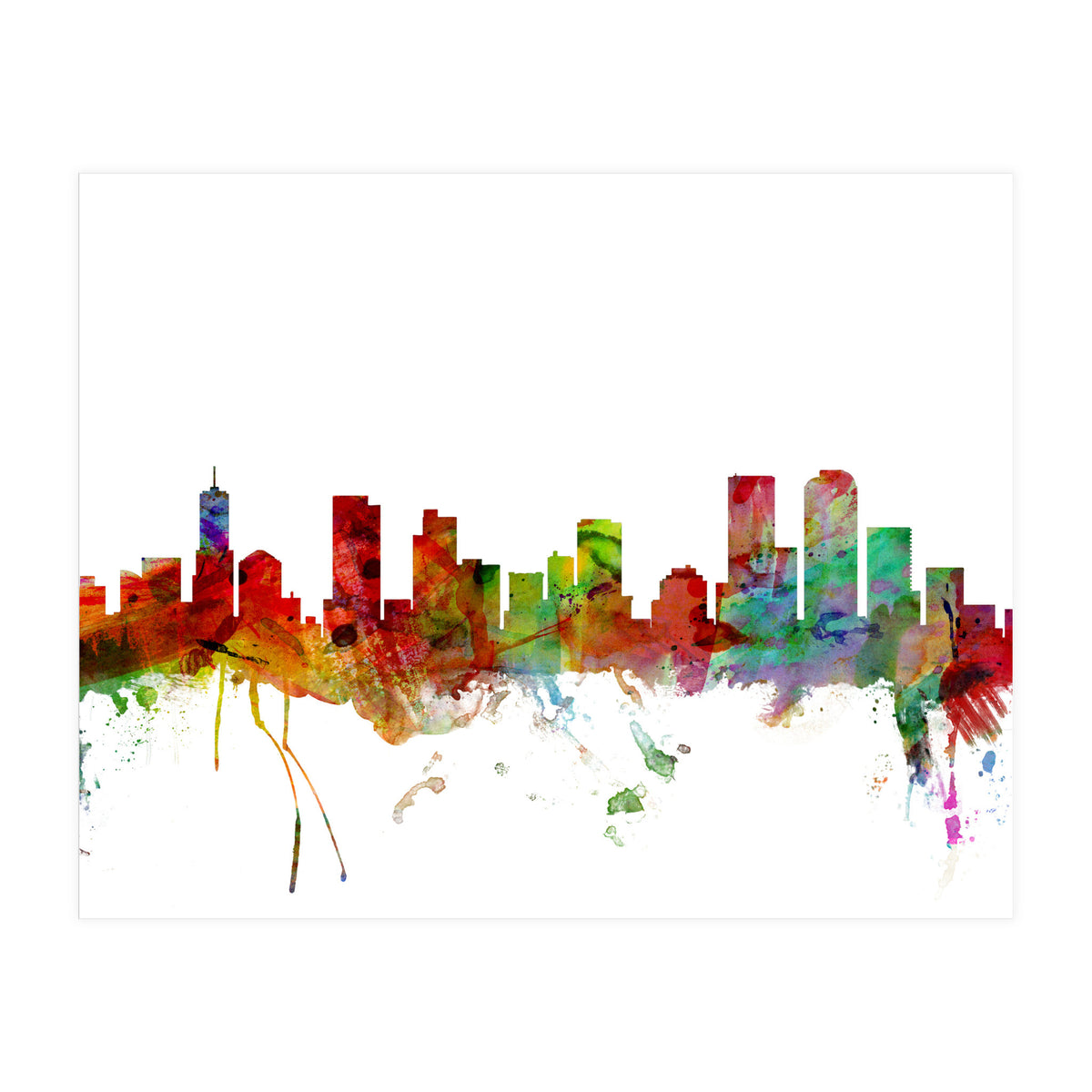 Denver Colorado Skyline (Print Only)