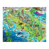 Costa Rica Map Illustration (Print Only) thumbnail