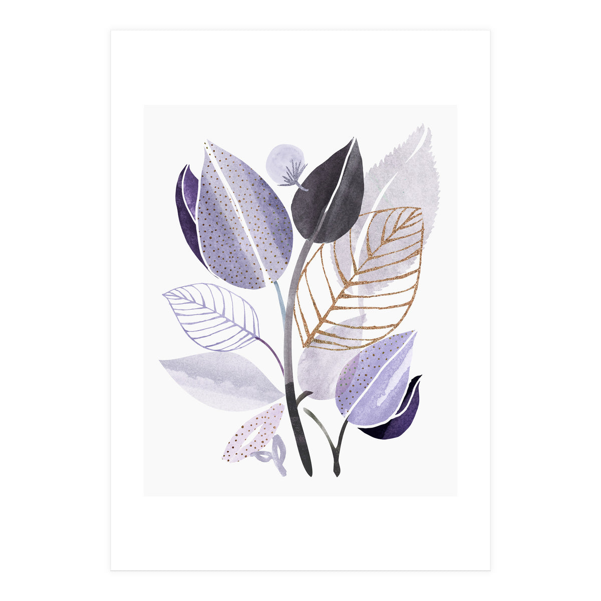 Lavender Leaf Bouquet (Print Only)